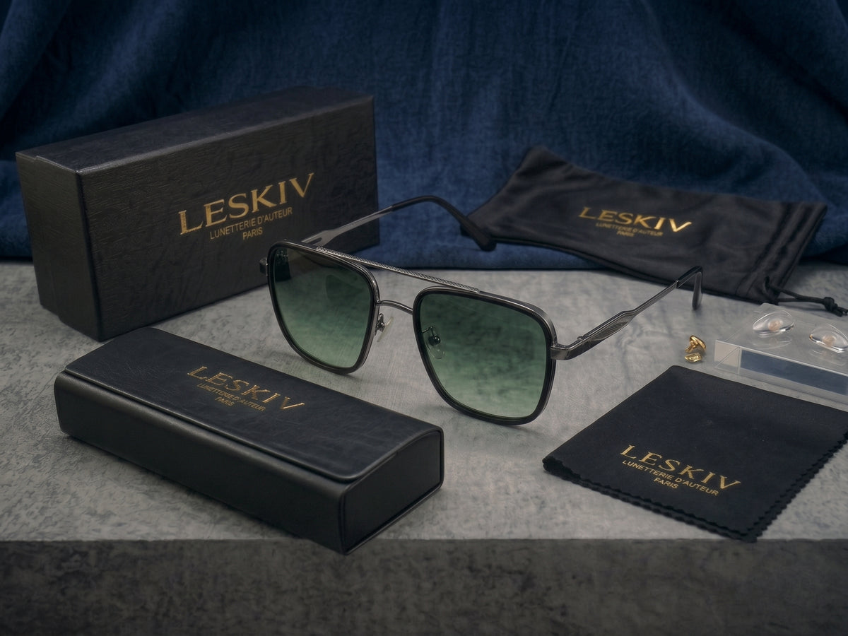 Lunettes de Soleil – Édition Limitée Haute Couture - Verres Emraude